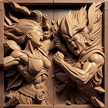 3D модель The Bicker the Better Tag Battle Satoshi VS Haruka (STL)